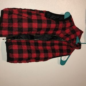 Plaid vest